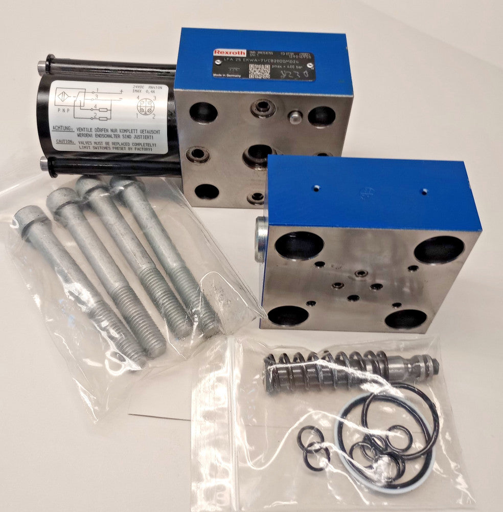 Rexroth R901510755 Used Logic Cover Valve LFA25EKWA-71/CB20DQMG24