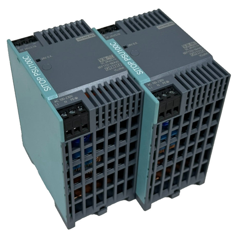 LOT OF 2 NEW SIEMENS 6EP1332-5BA20 SITOP PSU100C POWER SUPPLIES