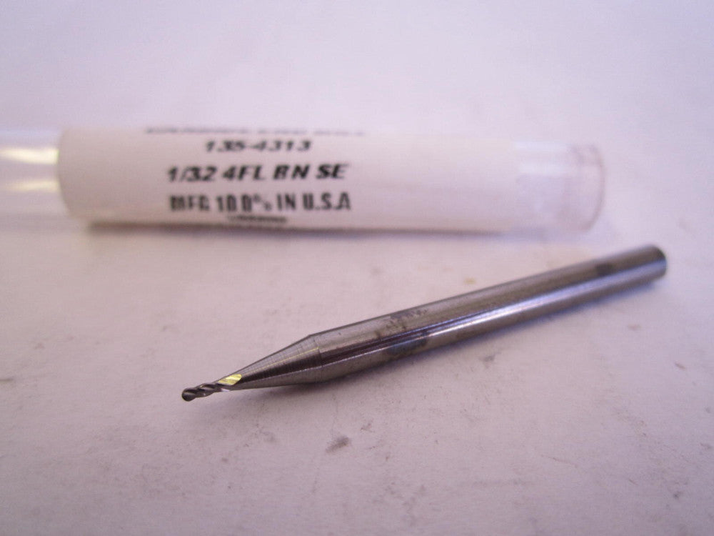 HTC Tool (135-4313) 1/32 x 1/16 x 1-1/2" Carbide Endmill New