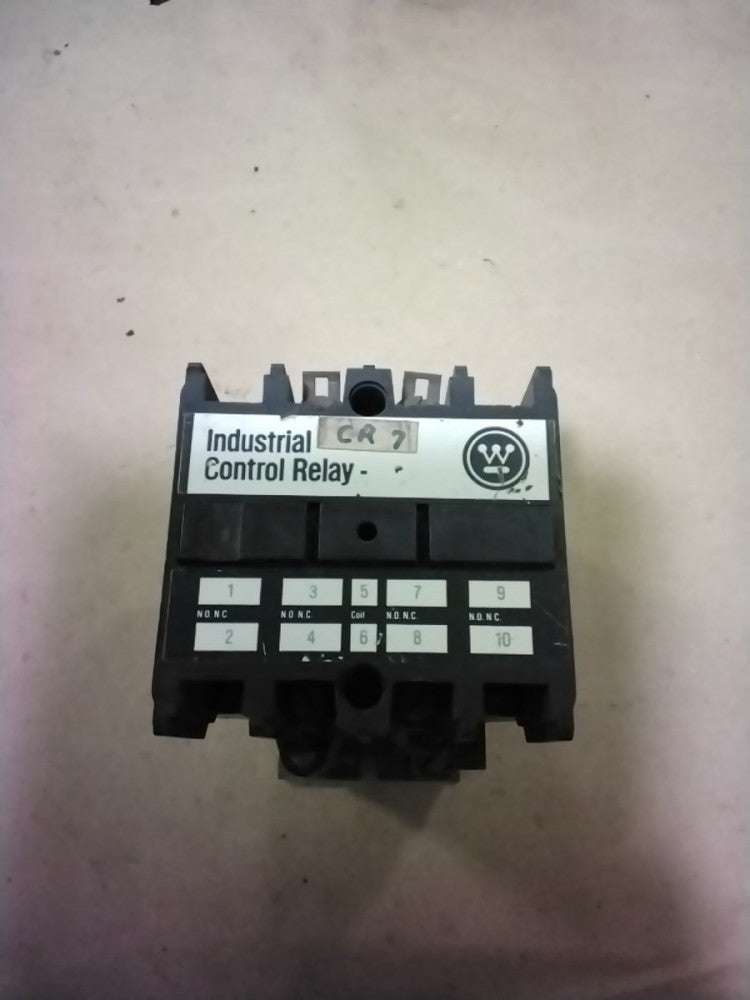 WESTINGHOUSE INDUSTRIAL CONTROL RELAY ARB420A 300 VOLTS 10AMPS STYLE 766A402G01