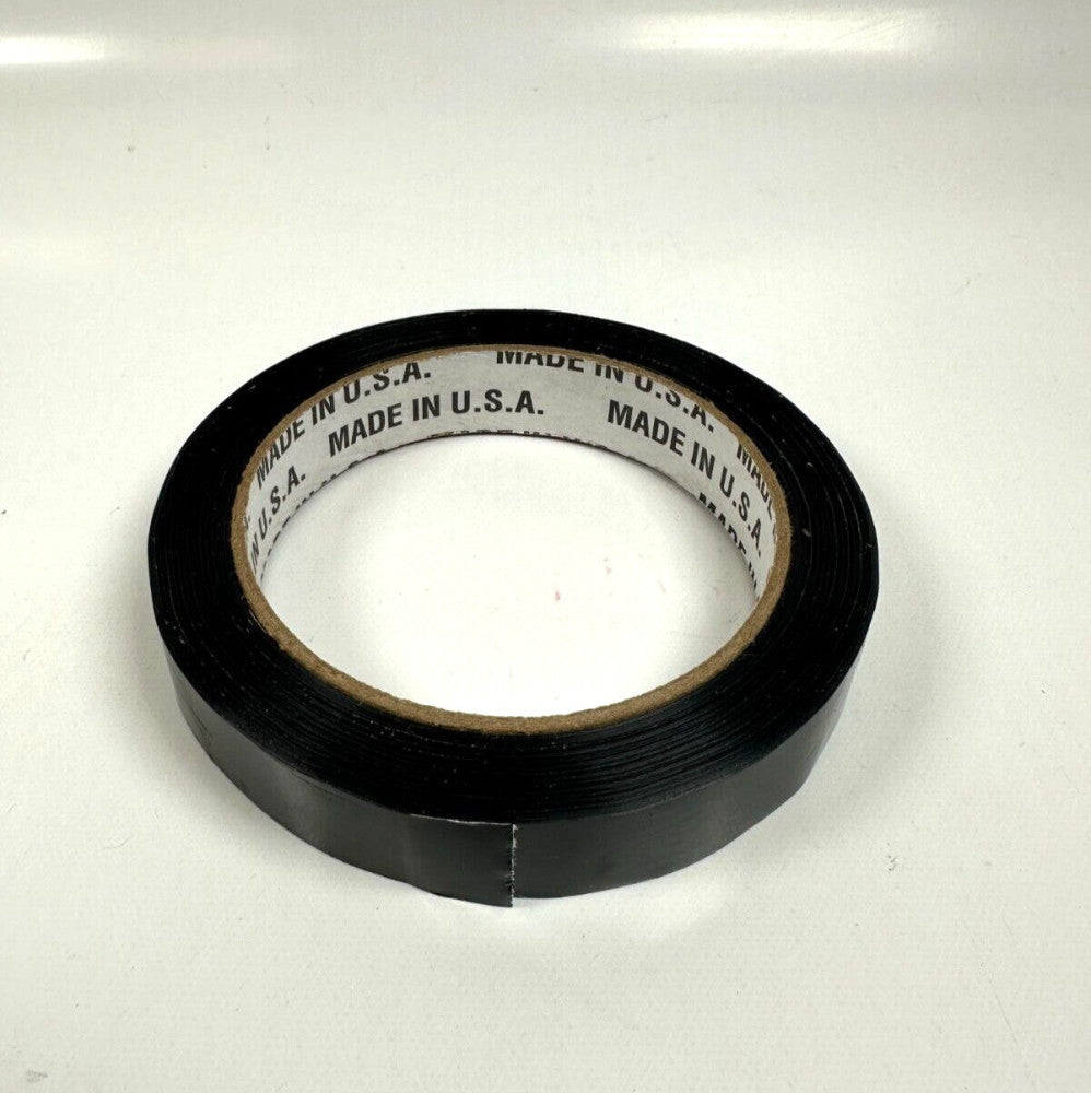 Strapping Tape 105 Black 18mmx55m (Lot of 5) Made In USA 23269 - Fast Ship