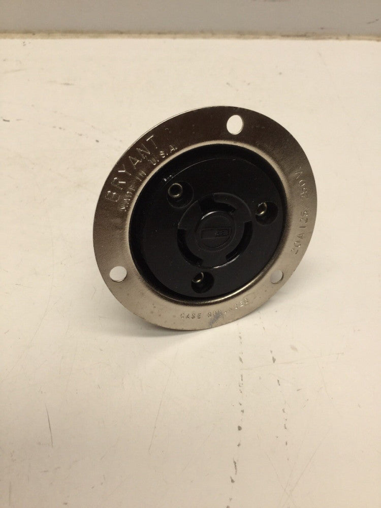 BRYANT 7328-G Locking Equipment Female Receptacle 3P 3W 20A 125/250V