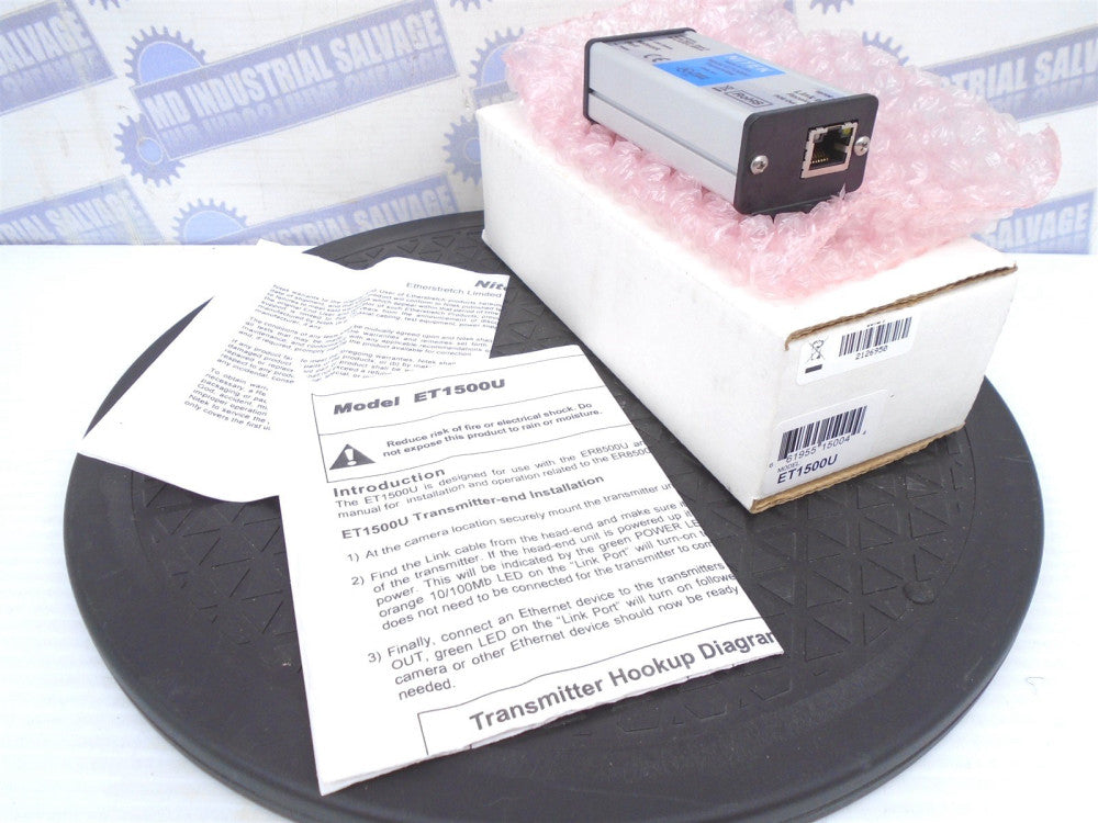 NITEK - ET1500U - IP CAMERA NETWORK EXTENDER 100Base-TX Full Duplex Ethernet NEW