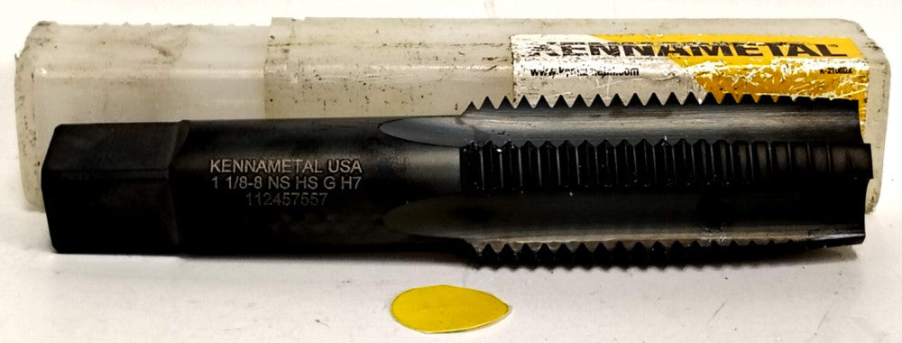 KENNEMETAL TAPER TAP 112457557 1-1/8"-8 NS HS GH7