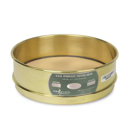 Advantech Manufacturing 10Bb8f Sieve, No 10, B/B, 8 In, Full Ht