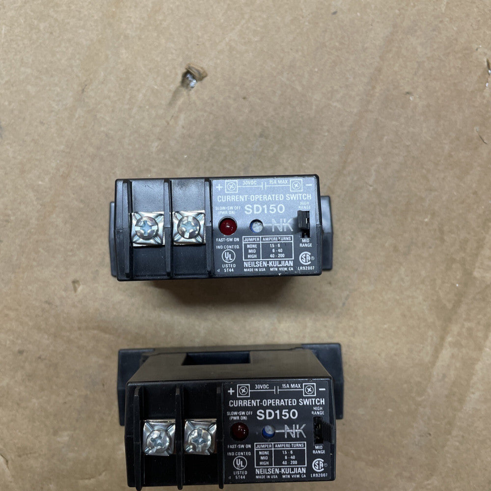 1) New no Box! NEILSON-KULJIAN SD150 CURRENT OPERATED SWITCH 15 AMP 