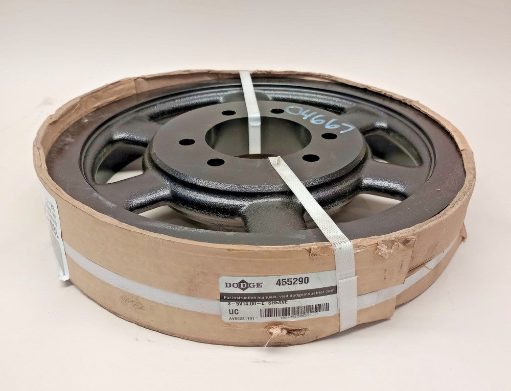 Dodge 455290 Pulley 3-5V14.00-E Sheave QD E-Bushing 3-Groove 14.00 OD 3/5V1400E
