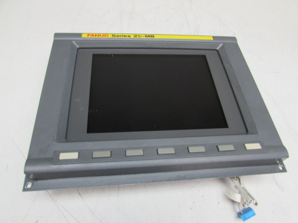 FANUC SERIES 21i-MB LCD UNIT A02B-0166-C251 XLNT USED TAKEOUT MAKE OFFER !!