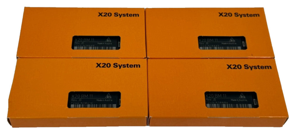 LOT OF 4 NEW B&R X20-BM-11 BUS MODULES X20BM11