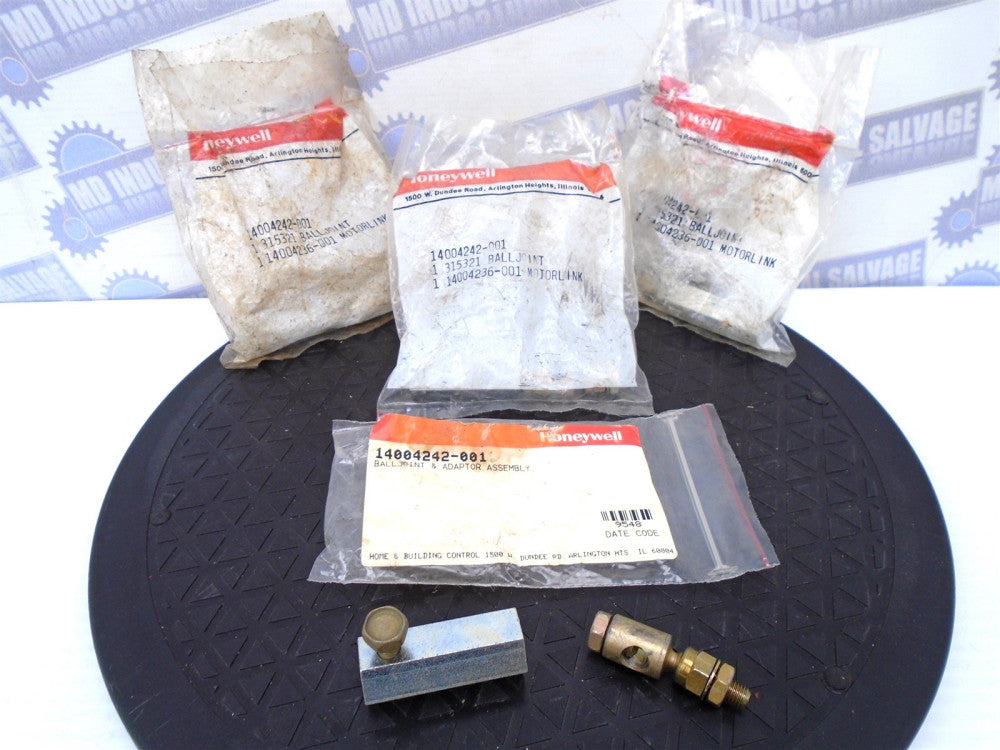 (4 Pc) Honeywell - 14004242-001 Balljoint 315321 & Adaptor Assembly 14004236-001