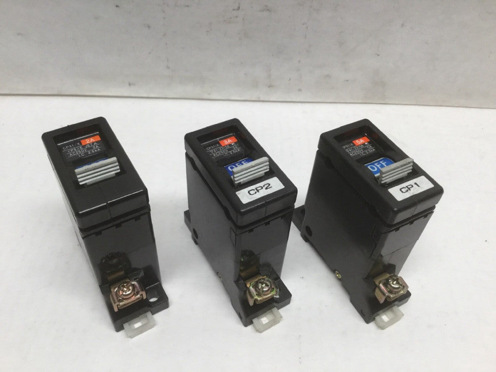FUJI Electric CP31/X 2A, 3A & 5A Circuit Breaker / Protector AC250V