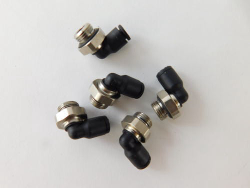 *Lot of 5* 5/32" Push-in Fittings 90138-388 - NEW Surplus!