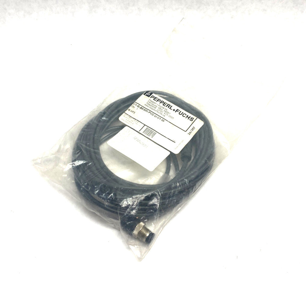 Pepperl+Fuchs V1-G-BK5M-PVC-U-V1-W Double Ended Connection Cordset 247267