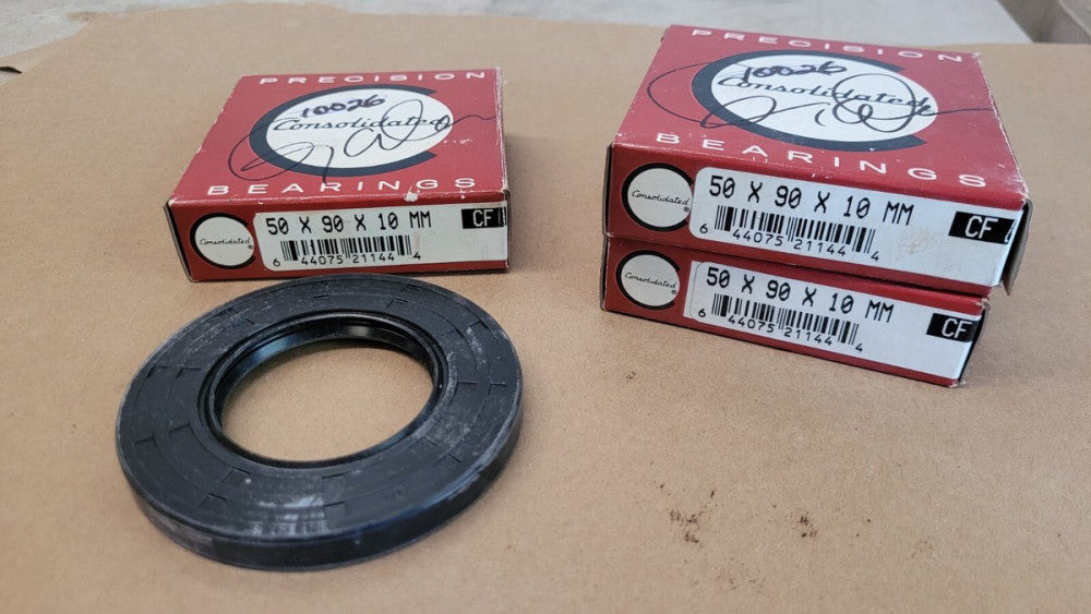 Lot Of 3 Consolidated 50X90X10 Oil Seals 50mm ID