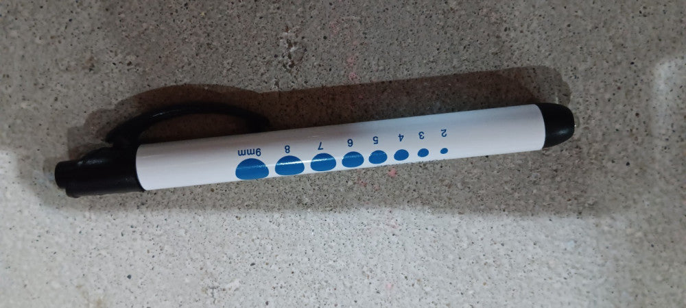 Pen Light with Pupil Gauge   Free Shipping