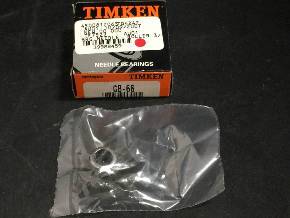NEW Timken GB-66 Needle Bearing 3/8" ID 
