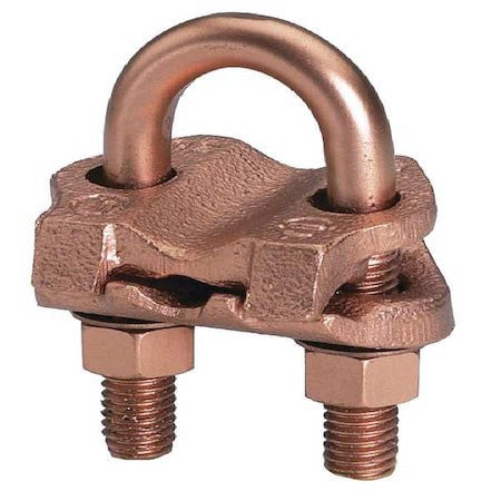 Burndy Gar1929 Pipe Ground Clamp,1/0Awg,5In