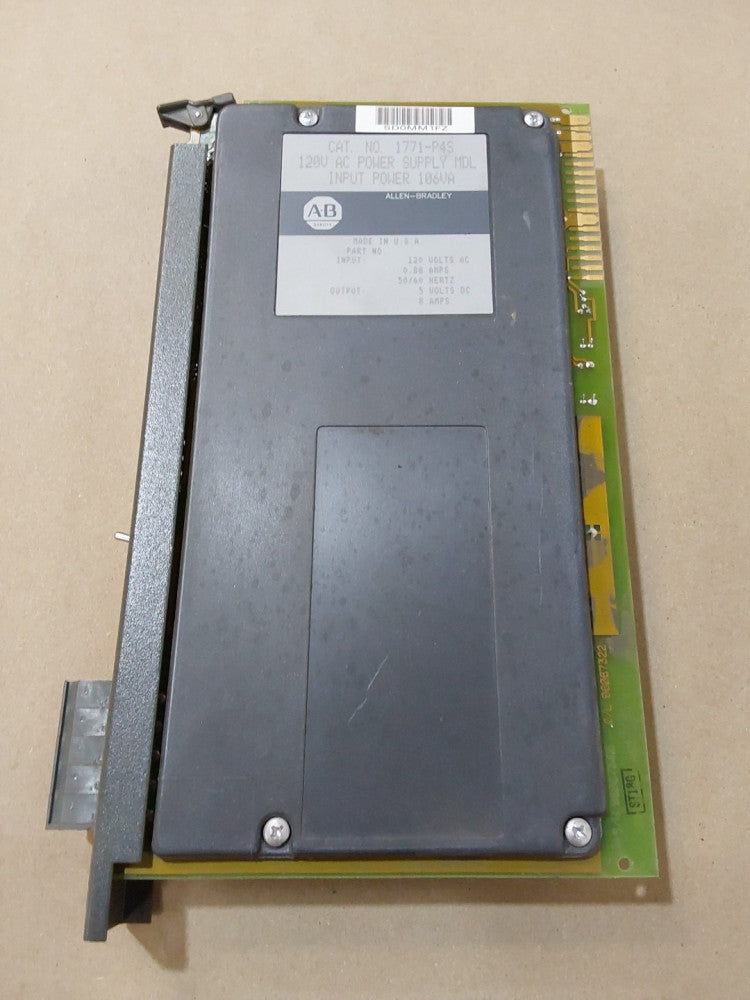 ALLEN BRADLEY 1771-P4S 120V AC POWER SUPPLY MODULE 
