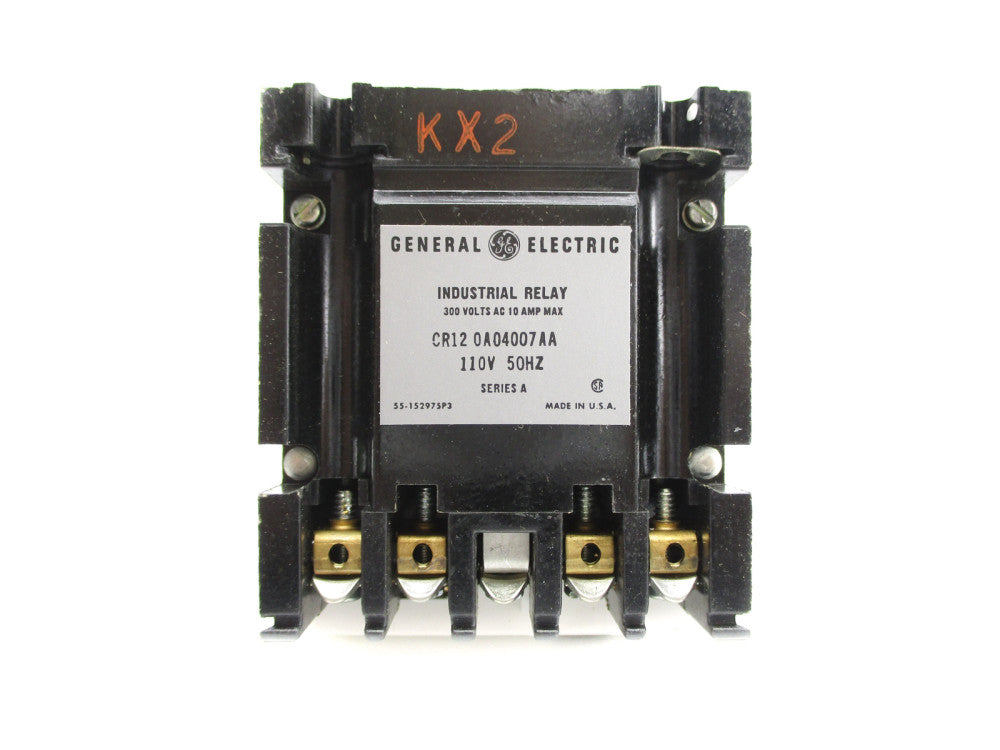 GENERAL ELECTRIC CR120A04007AA SER. A 110V 10A NSNP