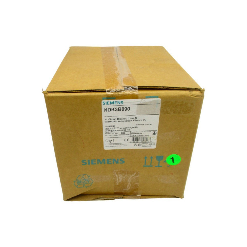 SIEMENS NDK3B090 3VL2891-1KN30-0AA0 480V 90A NSFS