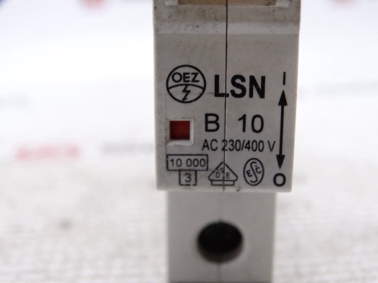 OEZ LSN B10 CIRCUIT BREAKER USED