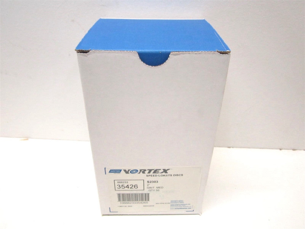 Norton (66623335427) 2" R Aluminum Oxide Non-Woven Quick-Change Disc - Qty 50