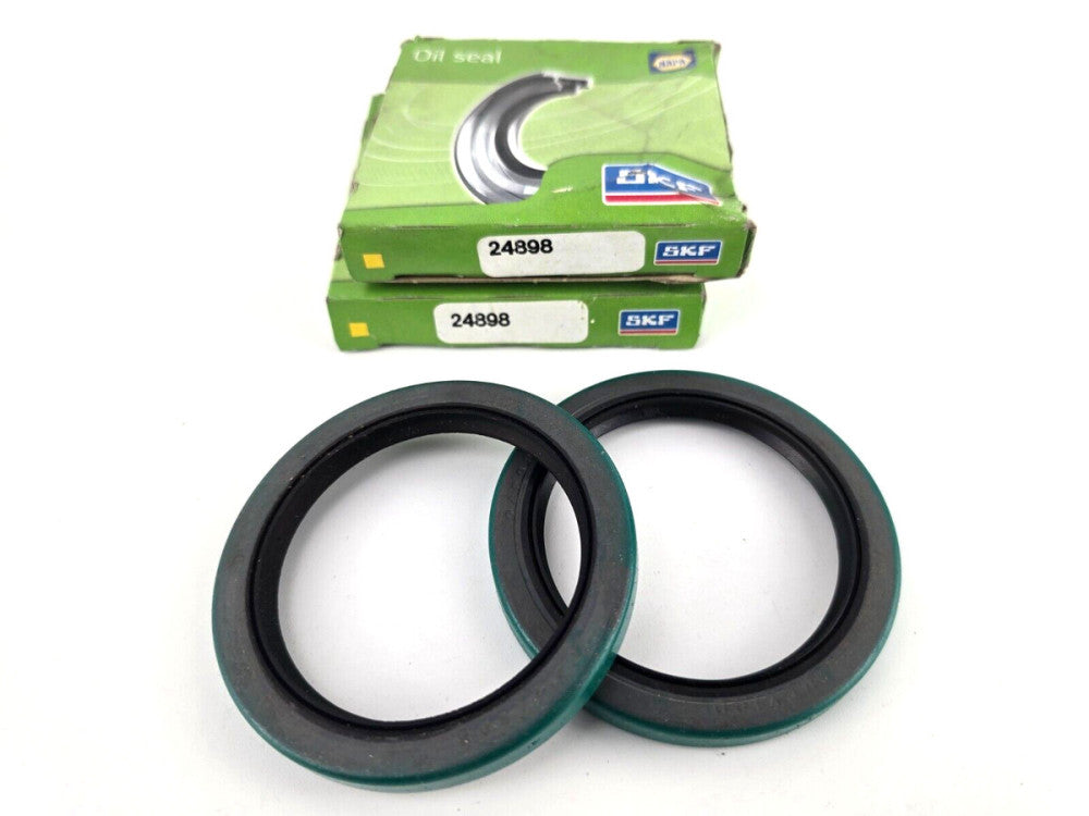 2pcs SKF 24898 Double Lip Oil Seal Solid, 2.500 in Shaft, 3.251 in OD