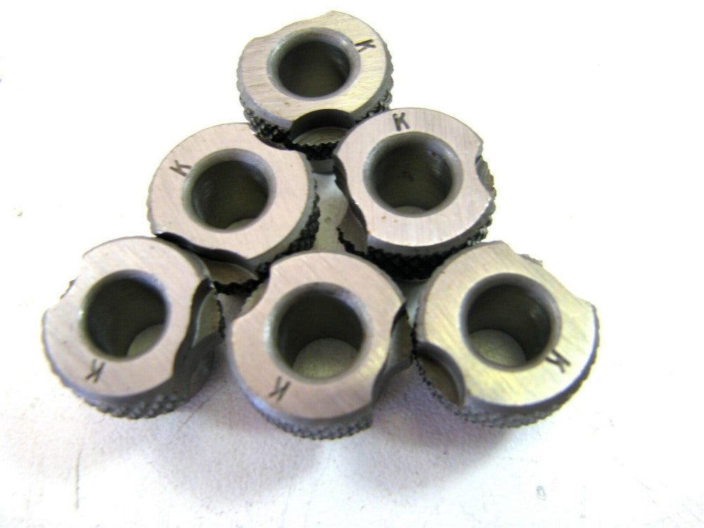 (SF28-4) K x 7/16 x 1/4" K Slip Fixed Renewable Drill Bushings NEW - Lot of 6 