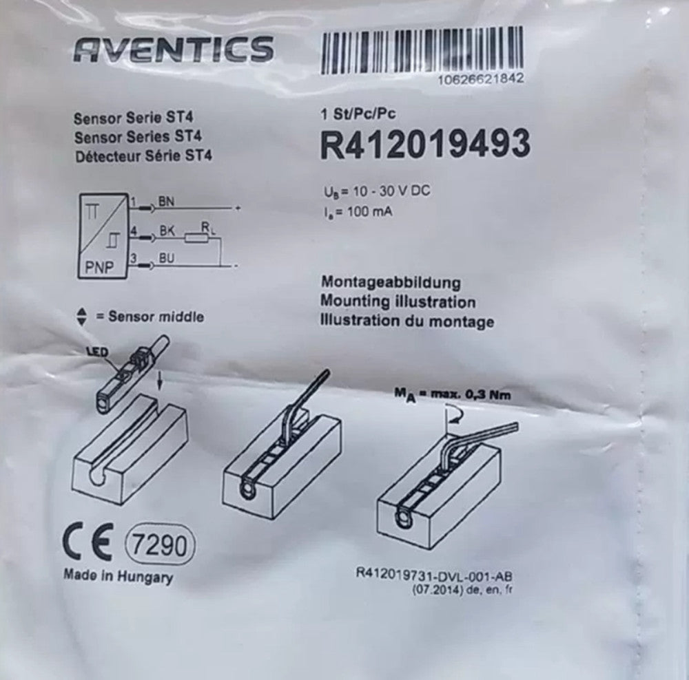 NEW Aventics R412019493 Magnetic Switch 10-30 V DC 100mA