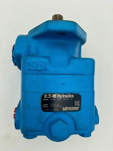 VICKERS/DANFOSS, 478095-3, V20NF 1D9T 138C6G 22 HYDRAULIC VANE PUMP  GENUINE-NEW