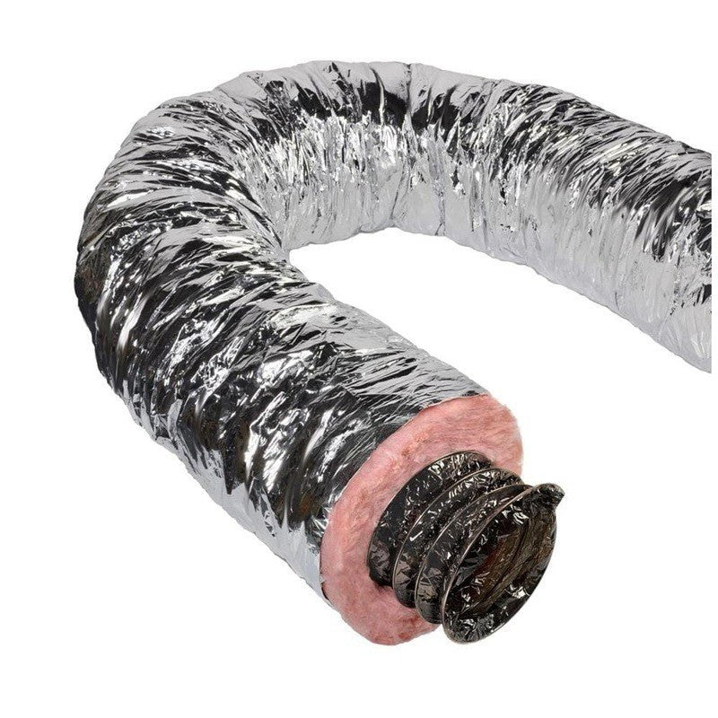 8" R8 Silver Flexduct - 25 Feet (Attic)