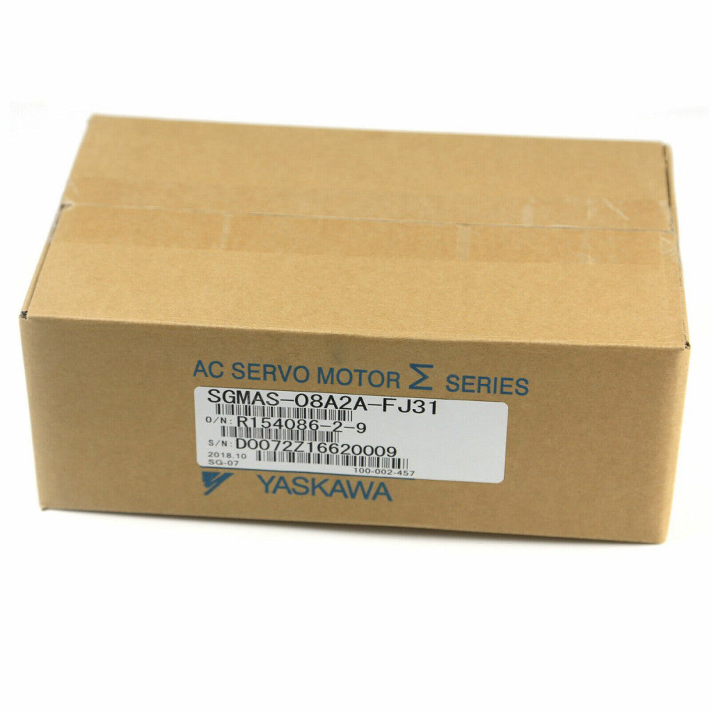 New In Box YASKAWA SGMAS-08A2A-FJ31 SGMAS08A2AFJ31 AC Servo Motor