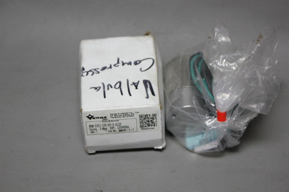 New VERSA 2-WAY STAINLESS STEEL SOLENOID VALVE ESM-2301-100-PC-3-A120