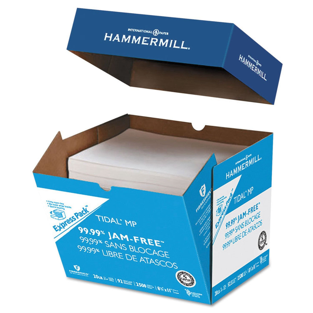 Hammermill 163120 Tidal MP Paper Express Pack, 92 Brightness, 20lb, 8-1/2x11, Wh