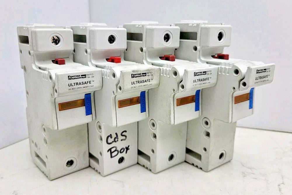 4 Pack Ferraz Shawmut US221I Ultrasafe Fuseholder 1 Pole Rated 750V 125A D227933