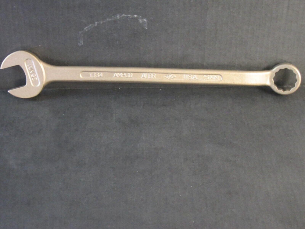 AMPCO (1334) 25MM Non Sparking 12 Pt Nickel Aluminum Bronze Combination Wrench 