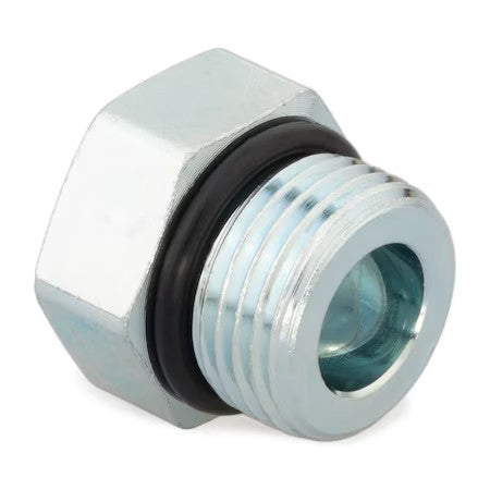 Parker 12 P5on-S Hex Head Plug,Steel,3/4 In,Male Sae-Orb