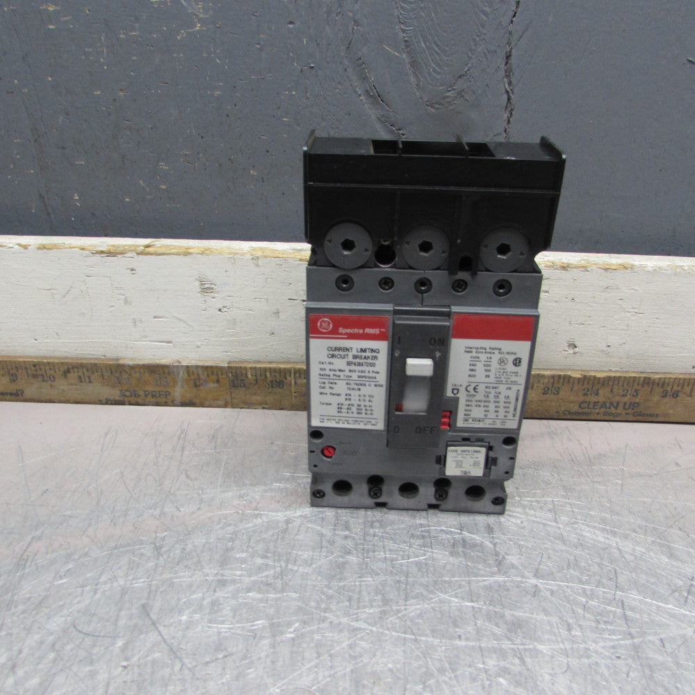GE SEPA36AT0100, Current Limiting CIRCUIT BREAKER, 3p/600V/70A, MAKE OFFER!