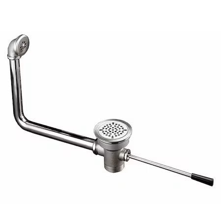 Encore Plumbing D10-7415-Ib Flat Strainer Lever Handle Waste Drain With