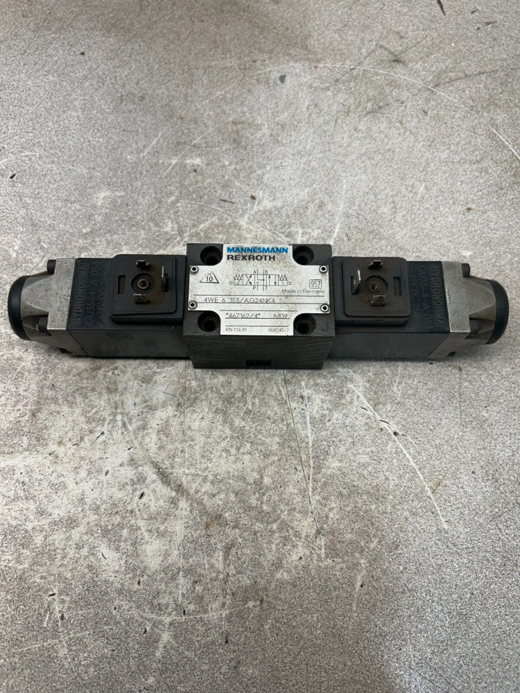 USED REXROTH VALVE 4WE 6 J53/AG24NK4