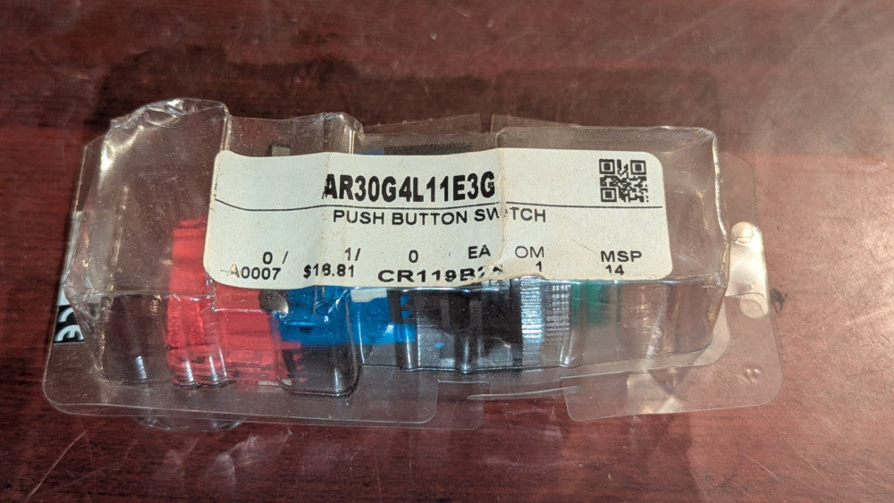 Fuji Green Pushbutton Switch AR30G4LE3-G NIB