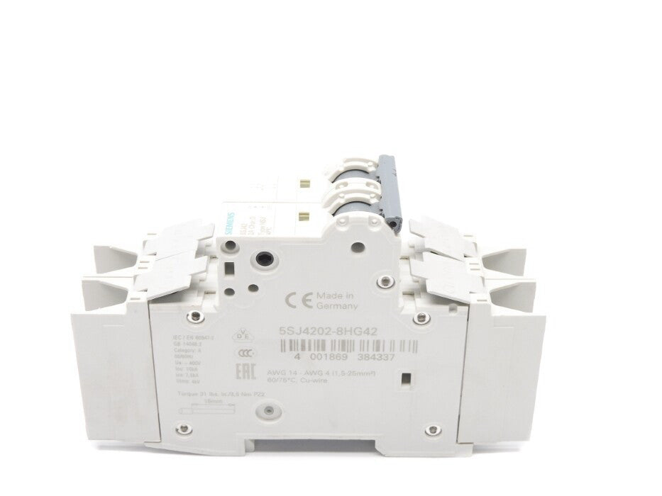 SIEMENS 5SJ4202-8HG42 2A 400V (AS PICTURED) NSNP