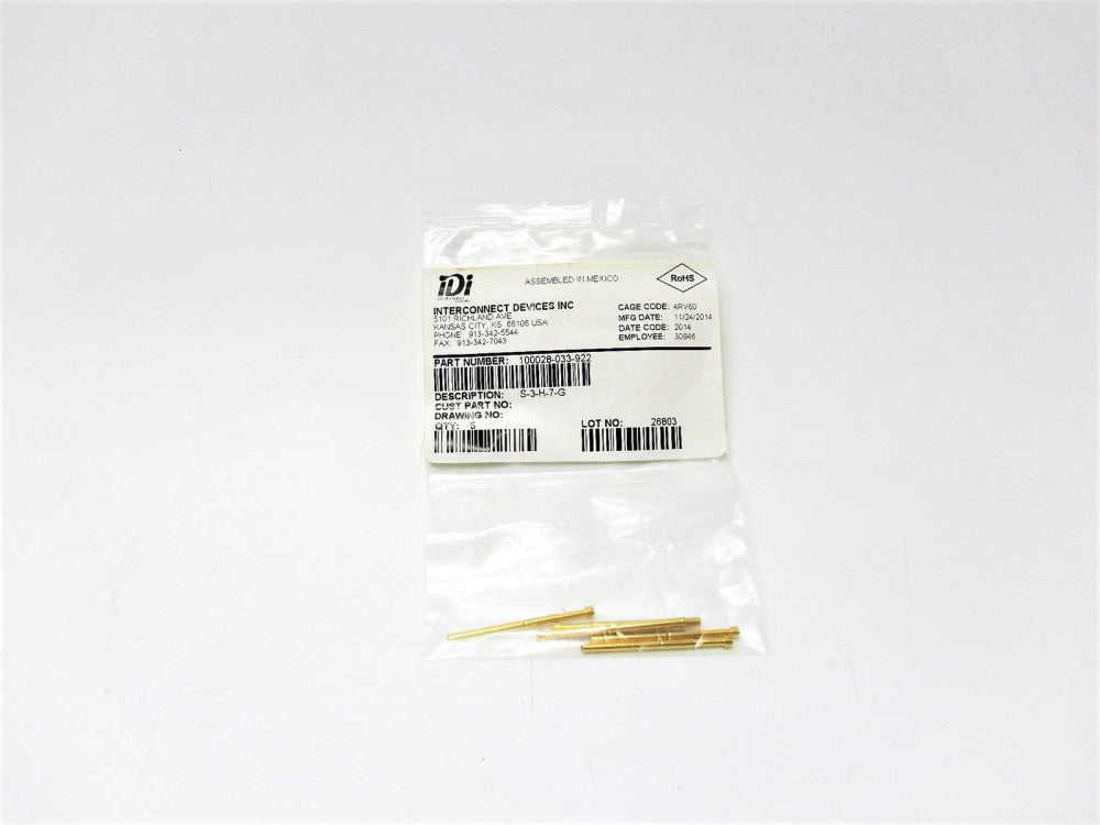 INTERCONNECT DEVICES 100028-033-922 NSNP