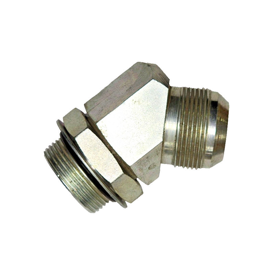 45° ELBOW FITTING 6802-20-20 1-1/4" JIC X 1-1/4" ORB STEEL