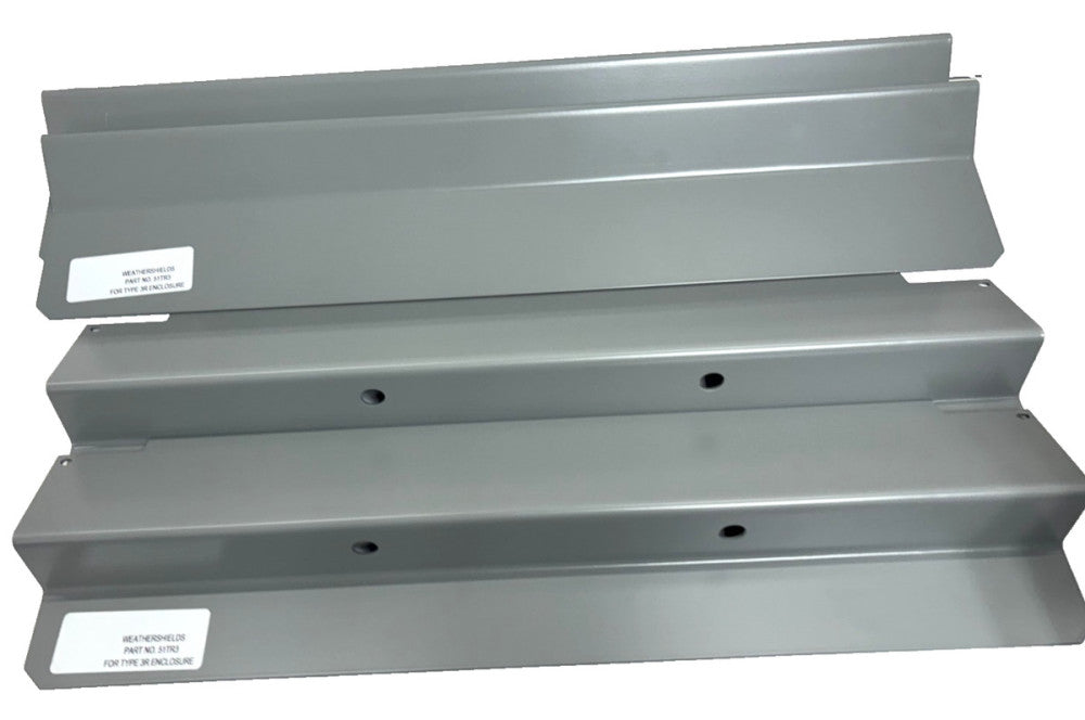 FEDERAL PACIFIC (4) WEATHERSHIELD BOTTOM PANELS 51TR3 FOR TYPE 3R ENCLOSURE