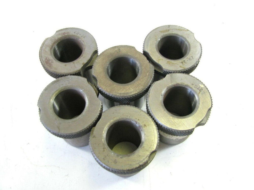 SF88-24 29/32 x 1-3/8 x 1-1/2 Slip Fixed Renewable Drill Bushings NEW - Lot of 6