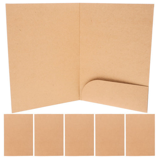  10 Pcs Paper Folders Office File Pocket Document Organizer Storage