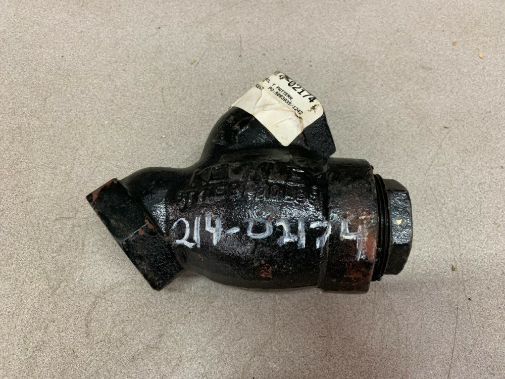 NEW NO BOX KECKLEY STYLE 250B Y-STRAINER 1-1/2"