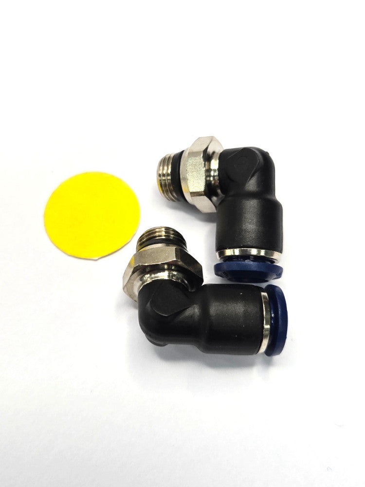 AIGNEP USA PUSH TO CONNECT FITTING 85110-04-08 90° SWIVEL ELBOW ADAPTER