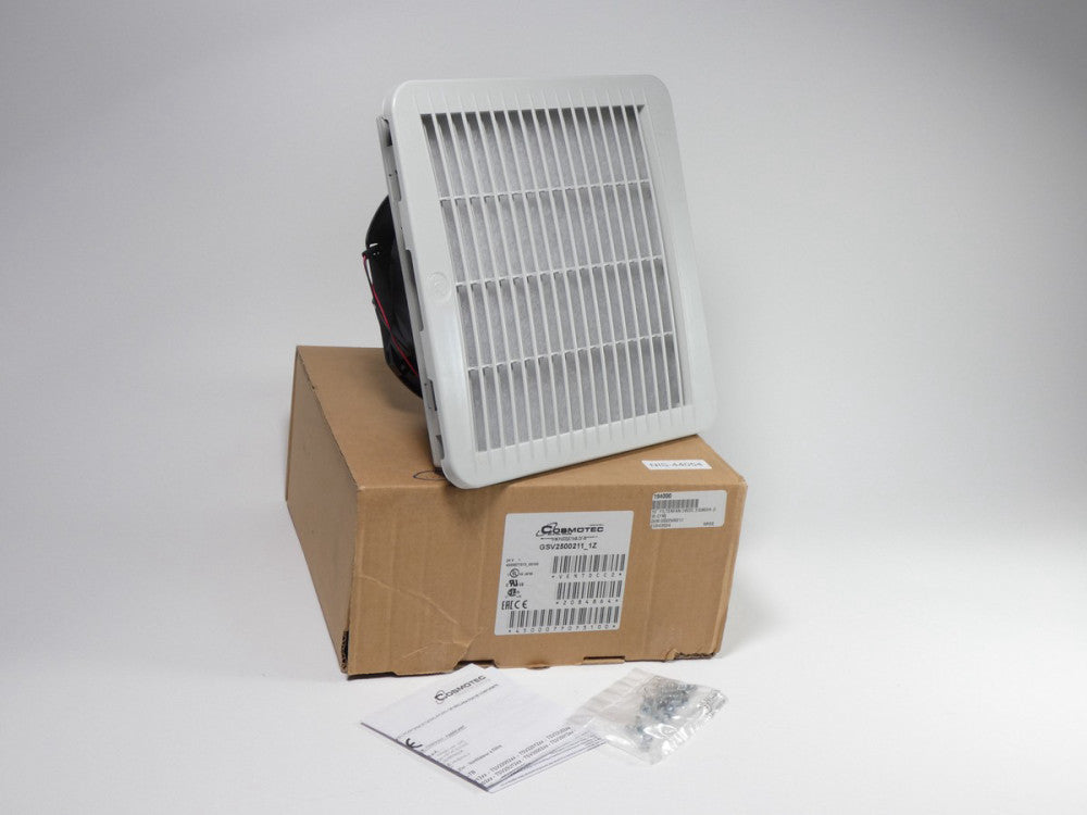 Cosmotec GSV2500211_1Z Filter Fan  IP54 10" 24V - NEW Surplus!
